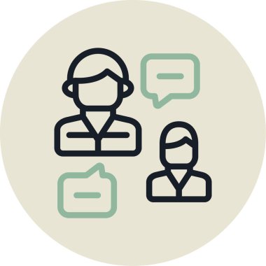 iş simgesi vektör illüstrasyonu