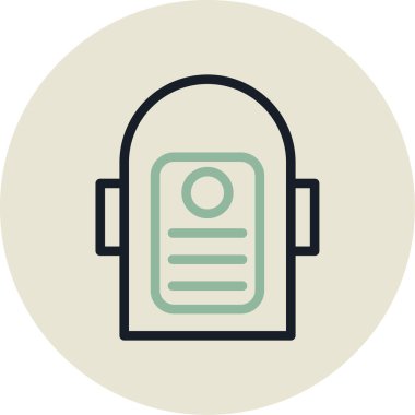 Bir kitap simgesinin vektör illüstrasyonu