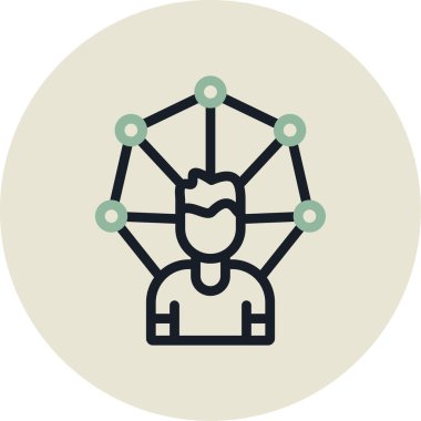 seo modern simgesinin vektör illüstrasyonu