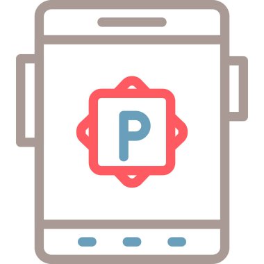 cep telefonu ikonu vektör illüstrasyonu