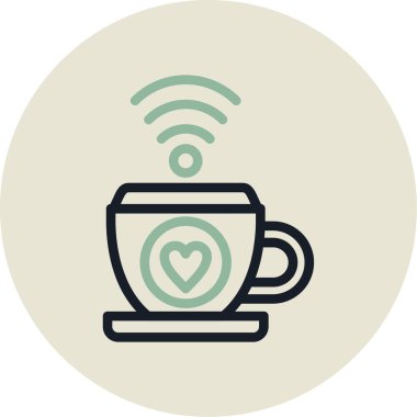 wifi vektör simgesi modern basit vektör çizimi