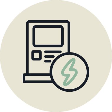 Dizüstü bilgisayar simgesi vektör çizimi