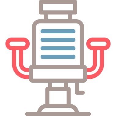 Yazıcı. Web simgesi basit tasarım