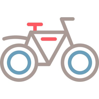 Bisiklet. Web simgesi basit tasarım