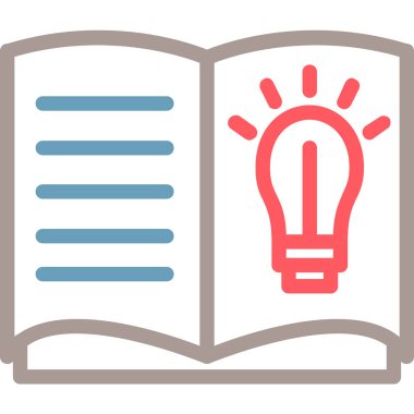 Kitap. Web simgesi basit illüstrasyon