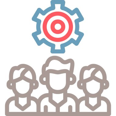 iş simgesi vektör illüstrasyonu