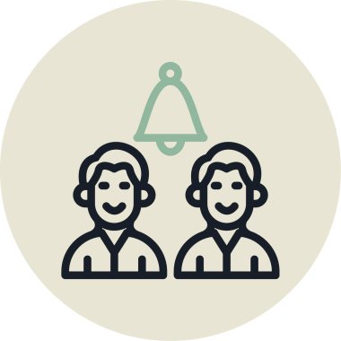 insanlar simge vektör illüstrasyonu