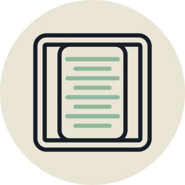 kitap simgesi vektör illüstrasyonu