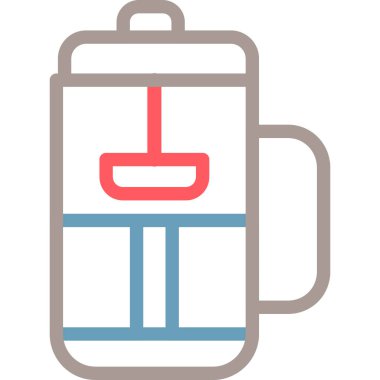 İç bakalım. Web simgesi basit illüstrasyon