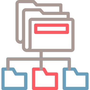 Dosya. Web simgesi basit illüstrasyon