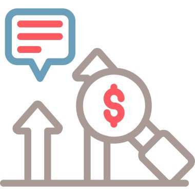 Dolar. Web simgesi vektör illüstrasyonu