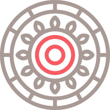 hedef simge, vektör illüstrasyonu