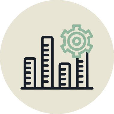 Modern finans kavramının vektör illüstrasyon simgesi