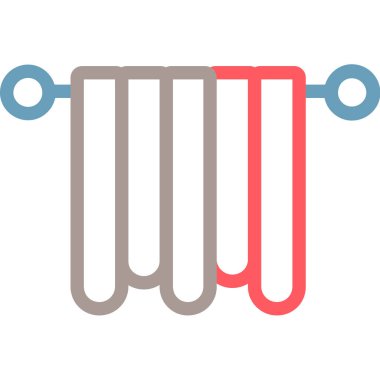 Modern b 'nin vektör illüstrasyonu halat simgesinden yoksun