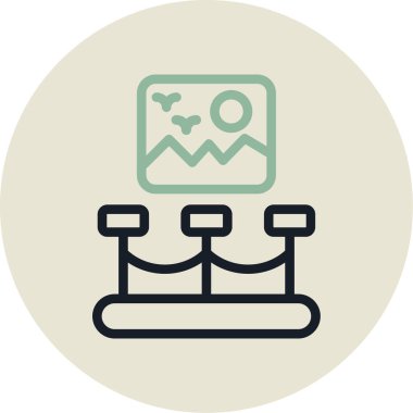 İş ve pazarlama ikonu seti, kişisel pazarlama, vektör illüstrasyonu