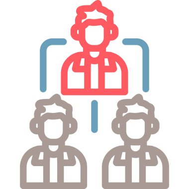 iş takımı simgesi vektör illüstrasyonu