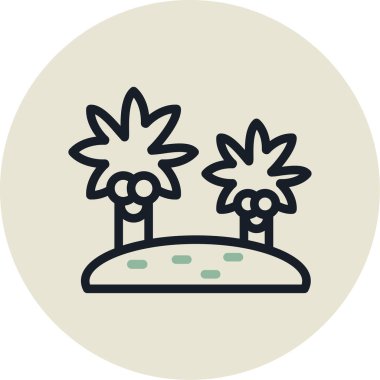 bitki simgesi vektör illüstrasyonu