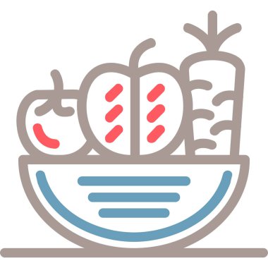 Meyve. Web simgesi basit illüstrasyon