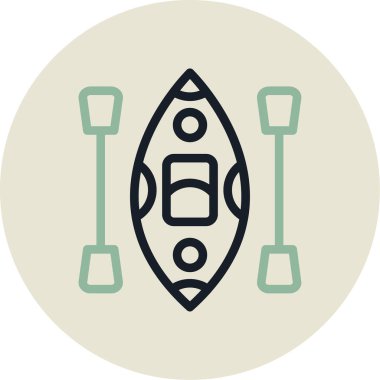 kamp pusula simgesi, vektör illüstrasyonu