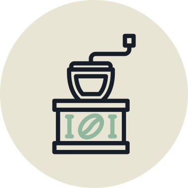 kahve fincanı ikonu vektör illüstrasyonu