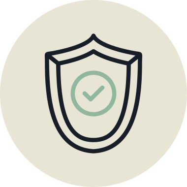 Tamam. Web simgesi basit illüstrasyon