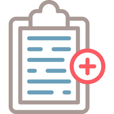 Belge. Web simgesi basit illüstrasyon