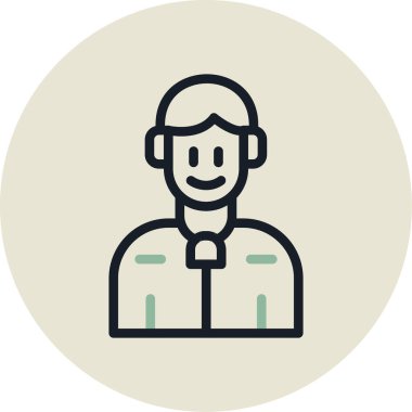 Maskeli bir adamın vektör çizimi