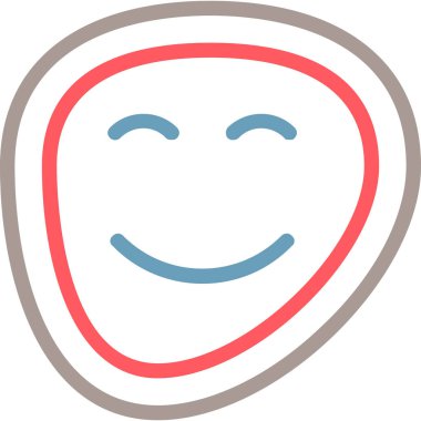 vektör yüz simgesi, vektör tasarımı