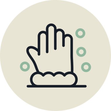 el simgesi vektör illüstrasyonu