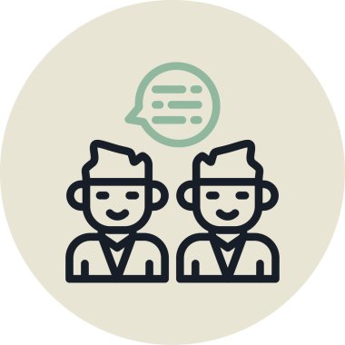 İnsan simgesinin vektör illüstrasyonu