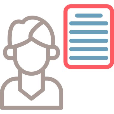 kitap web renk vektörü çizimi