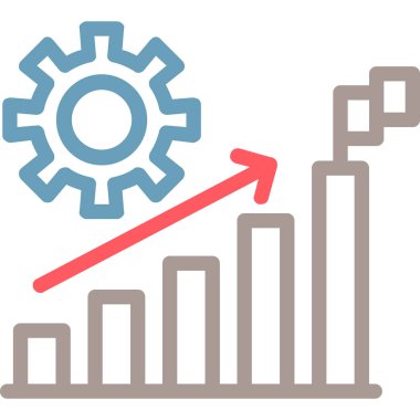 Teçhizat Web simgesi basit illüstrasyon