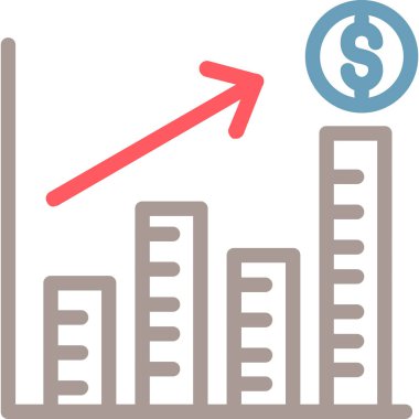 Çizelge. Web simgesi basit bir illüstrasyon. çizelge