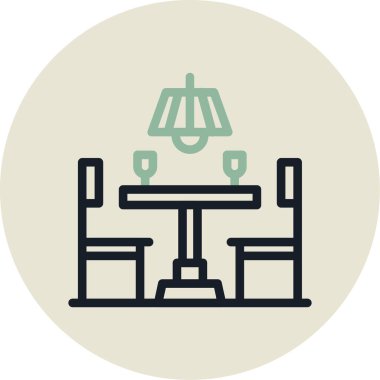 tablo simgesi, vektör illüstrasyonu