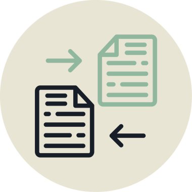 dosya simgesi, vektör illüstrasyonu