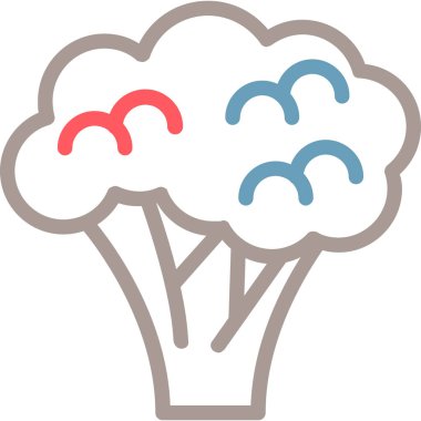 Bulut havası. Basit resimleme