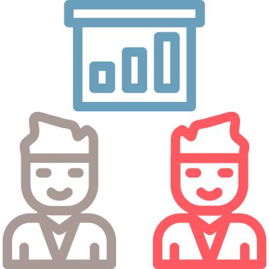 iş simgesi vektör illüstrasyonu