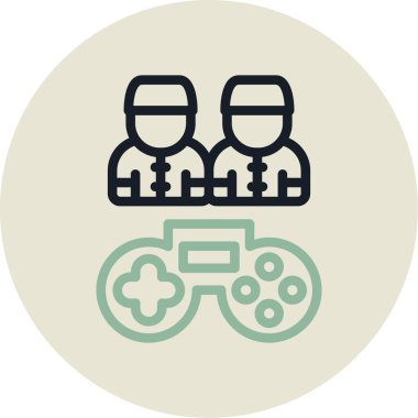 İnsan simgesinin vektör illüstrasyonu