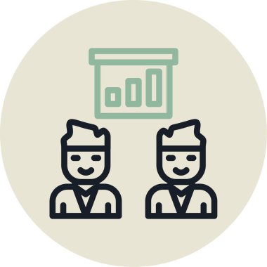 İnsan simgesinin vektör illüstrasyonu