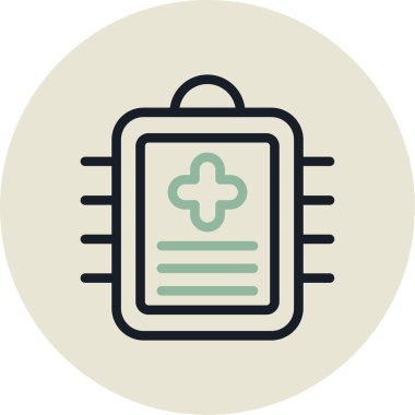 Pano. Web simgesi basit illüstrasyon