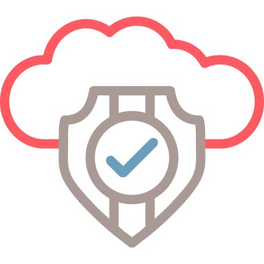 bulut hesaplama simgesi, vektör illüstrasyonu