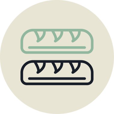 Gıda simgesinin vektör illüstrasyonu