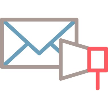 e-posta simgesi düz biçimli