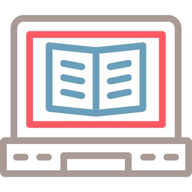 Bilgisayar. Web simgesi basit illüstrasyon