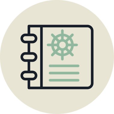 Modern simgenin vektör illüstrasyonu