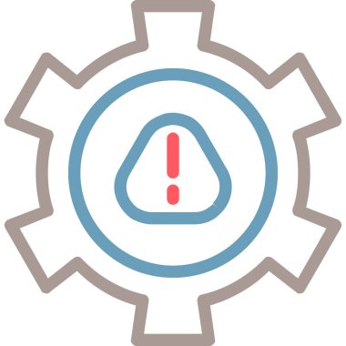 Uyarı simgesi vektör illüstrasyonu