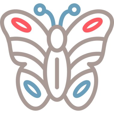 Böcek. Web simgesi basit illüstrasyon