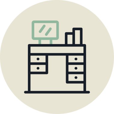 Web sunucu vektör simgesi modern basit vektör illüstrasyonu