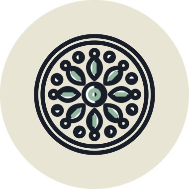 Gıda simgesinin vektör illüstrasyonu