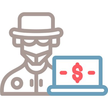 siber suç dolandırıcılığı simgesi